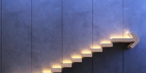 Stairs moving forward